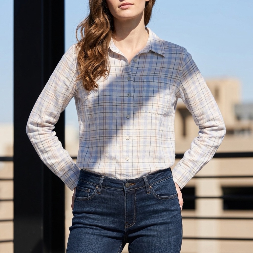 Ridgecut Women's plaid Weekend Popover Tunic